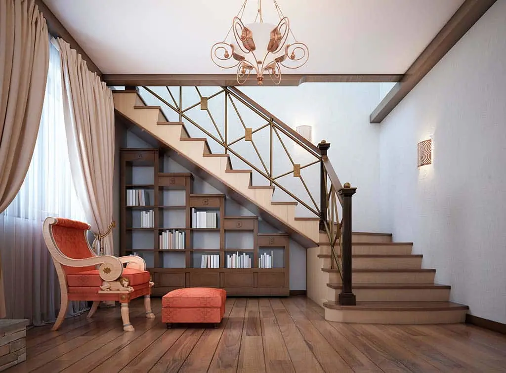 under stairs library bespoke joiner near me