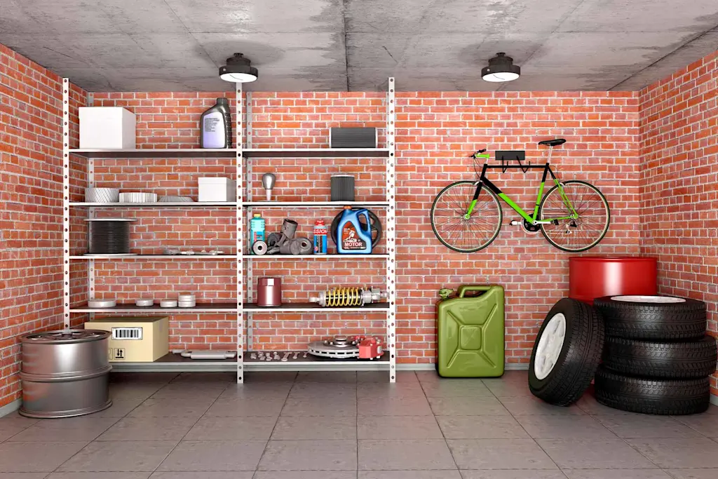 garage freestanding shelving