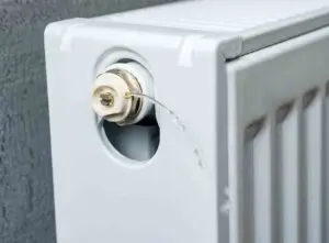 Leaking radiator after being bled