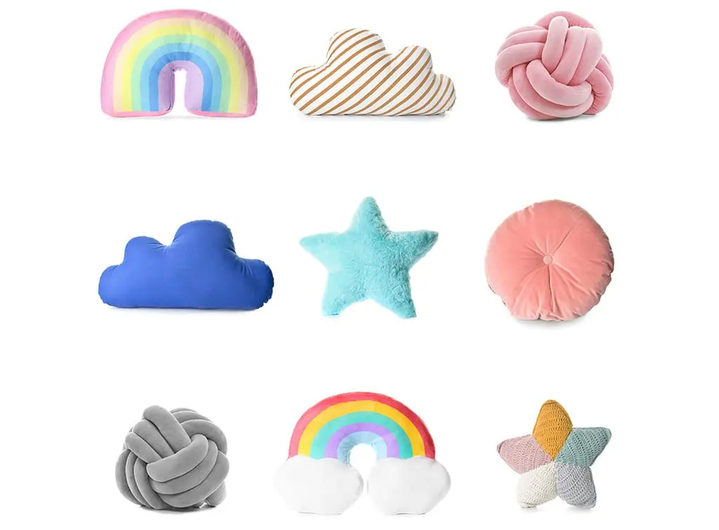 Bluey bedroom decor cloud pillows