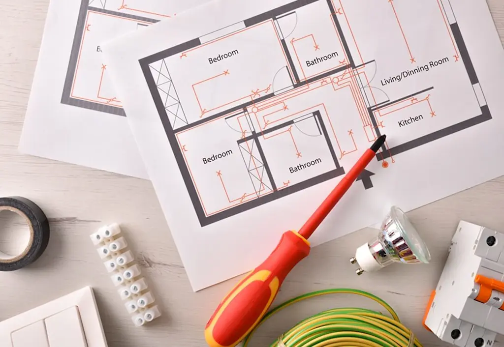 Rewiring diagram for house