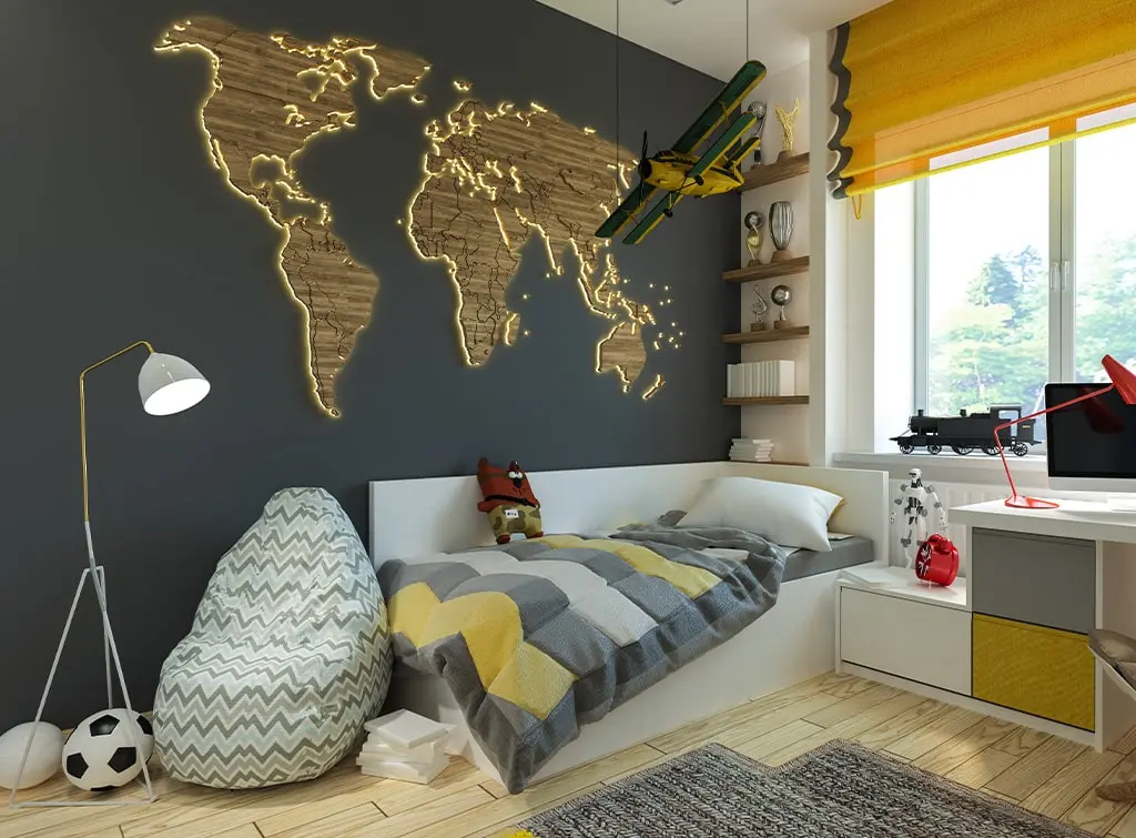 Themed wall decor ideas for bedroom