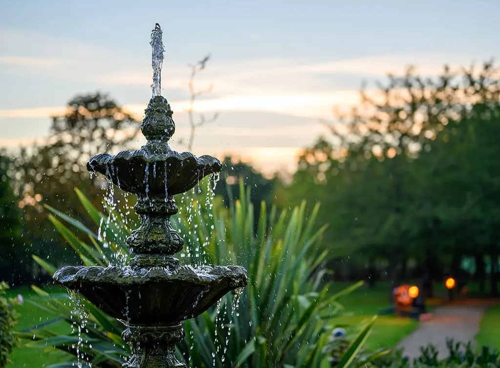 Tiered water fountain