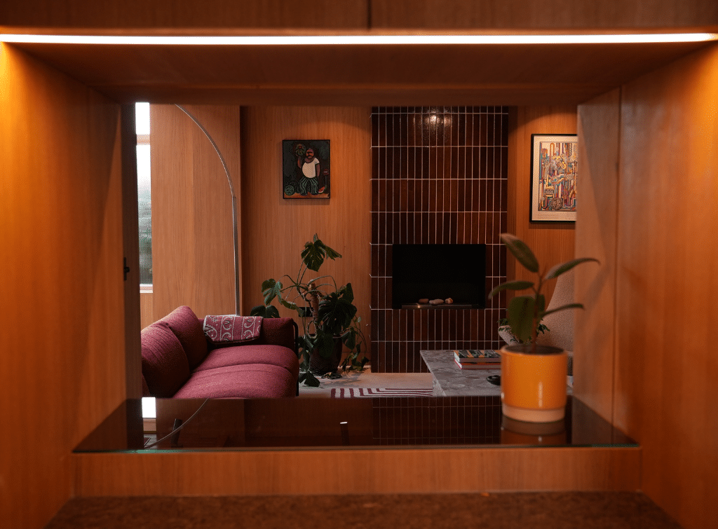 Low-profile sofas are a timeless facet of midcentury modern design