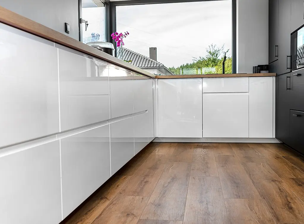how to plan for kitchen door wrapping 