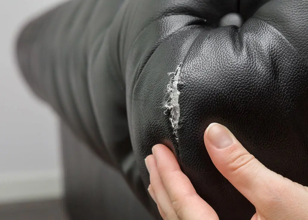leather restoration needed