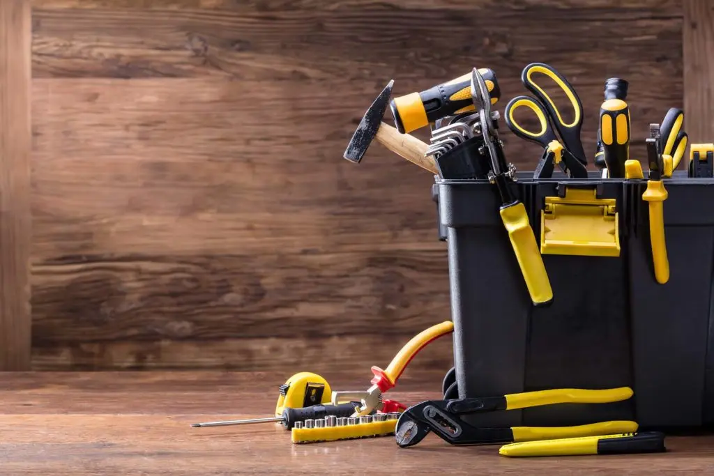tool box full of tools