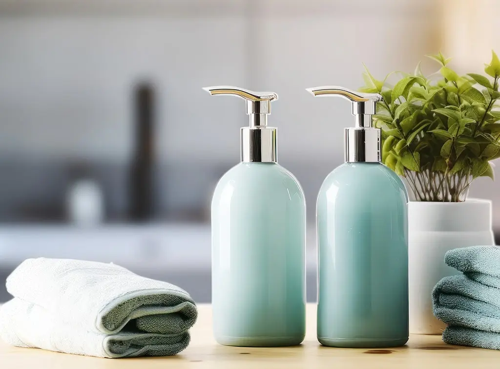 decant products into smart ceramic bottles