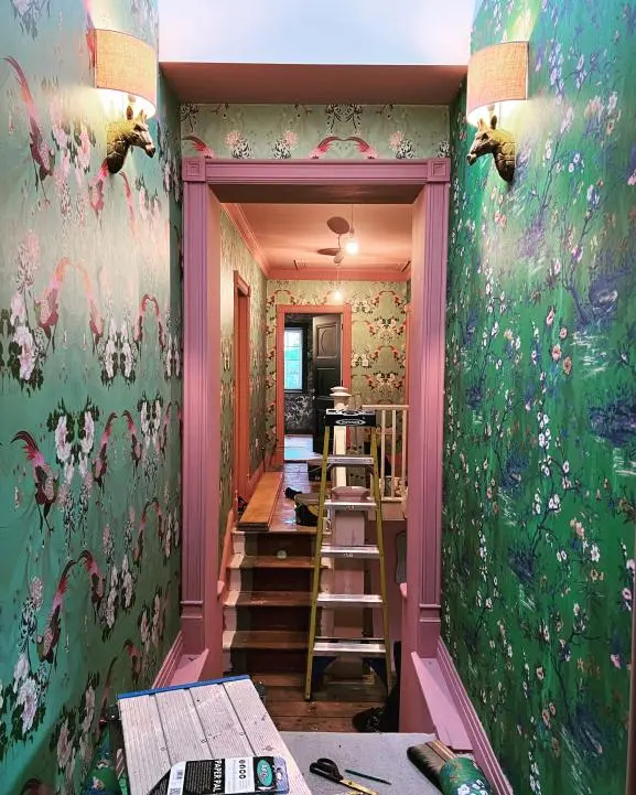 Wallpapering by [Sean Saunders Painting & Decorating](https://www