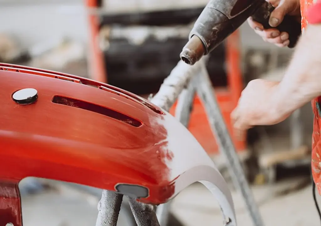 Sandblasting auto parts