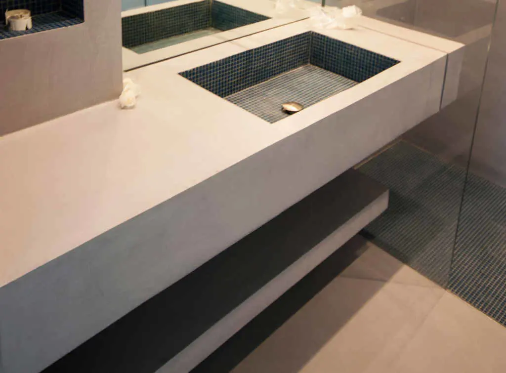 micro cement wet room flooring