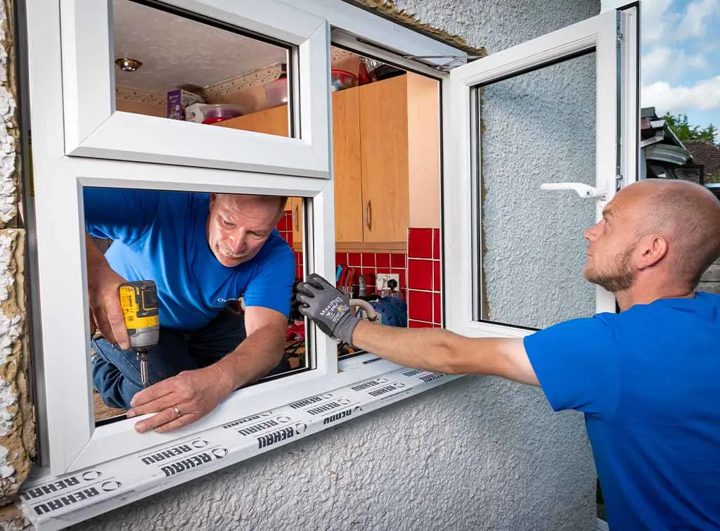 Double glazing installation