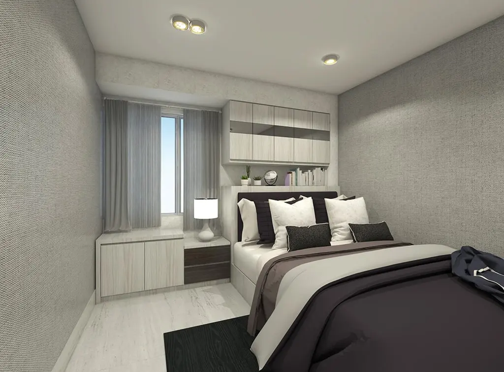 built in bedroom storage