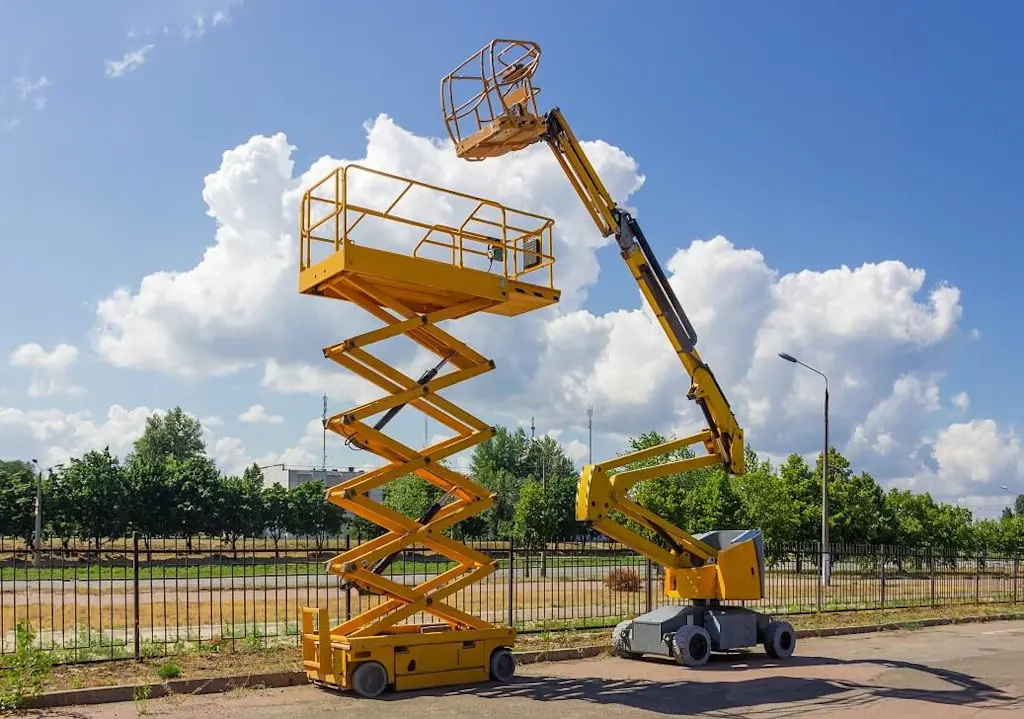truck mounted cherry picker and scissor lift