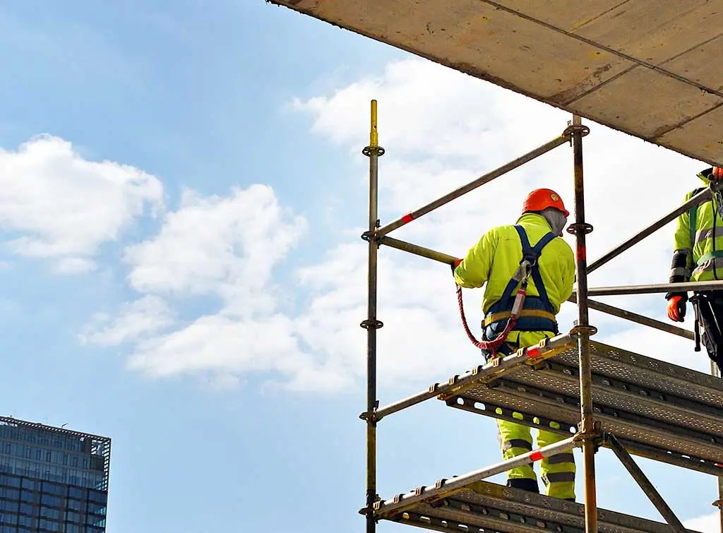 Roofers and scaffolders insurance