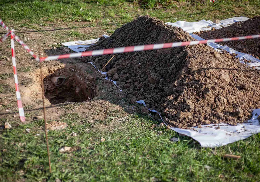 excavated-trench-with-underground-pipe