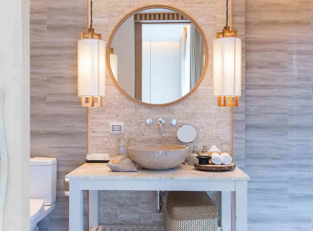 how to light a bathroom mirror