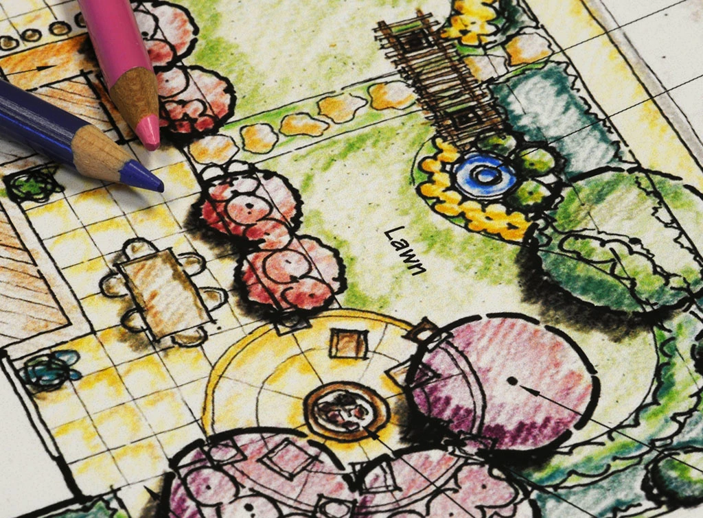 Escape the house garden design