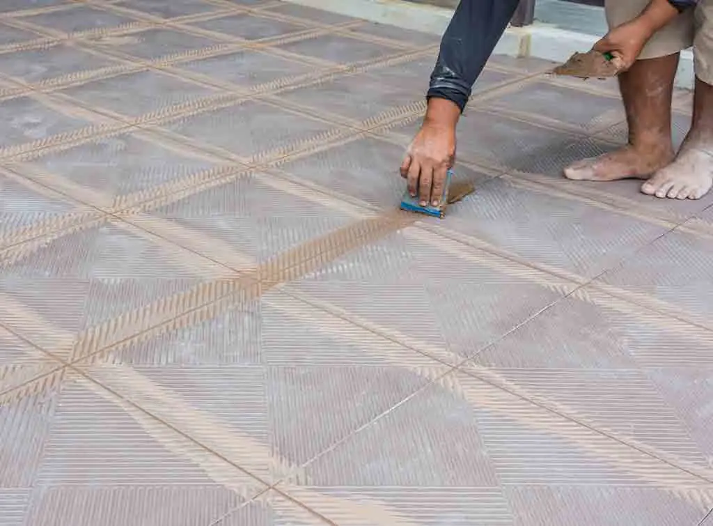 regrouting floor tile cost