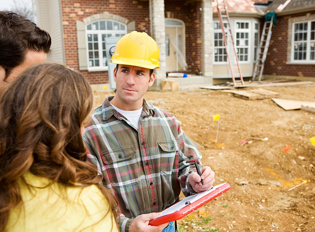 Builder asking couple to sign written contract
