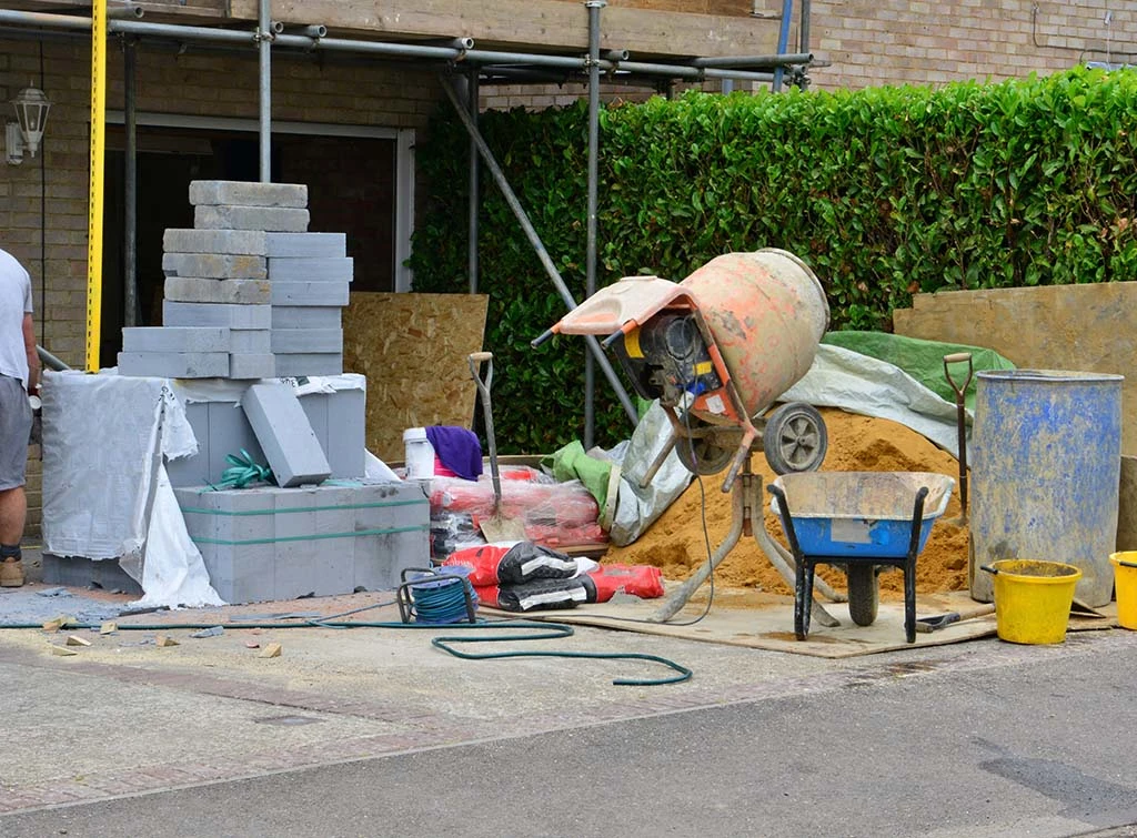 Labour-only subcontractor on a building site