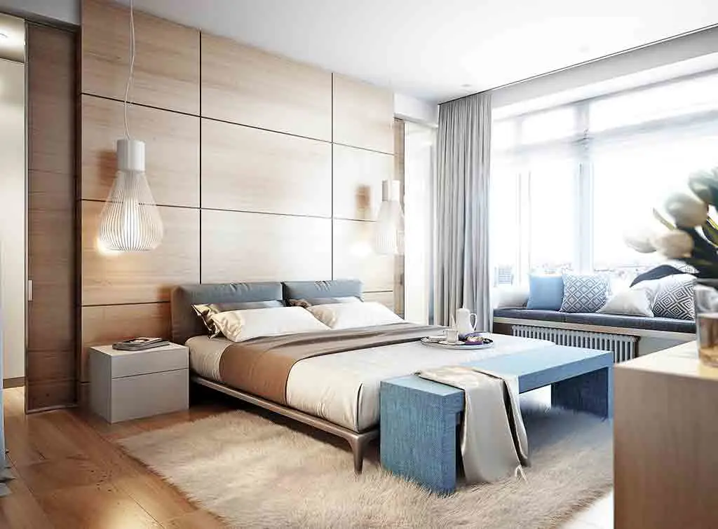 Concept of an inviting master bedroom