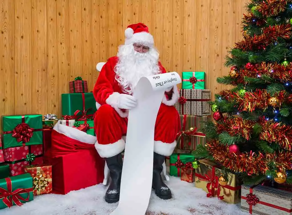 Cost to build your own Santa