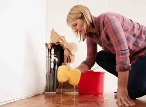 Repair water damaged wood floor