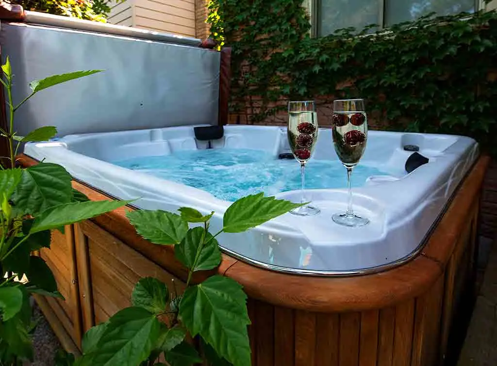 Cost of a hot tub for valentine