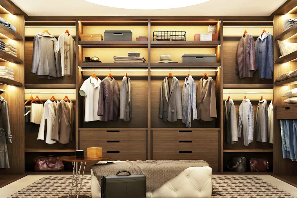 walk in wardrobe