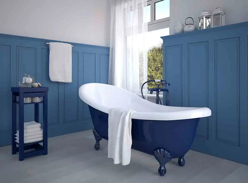 Painted uPVC bath panels