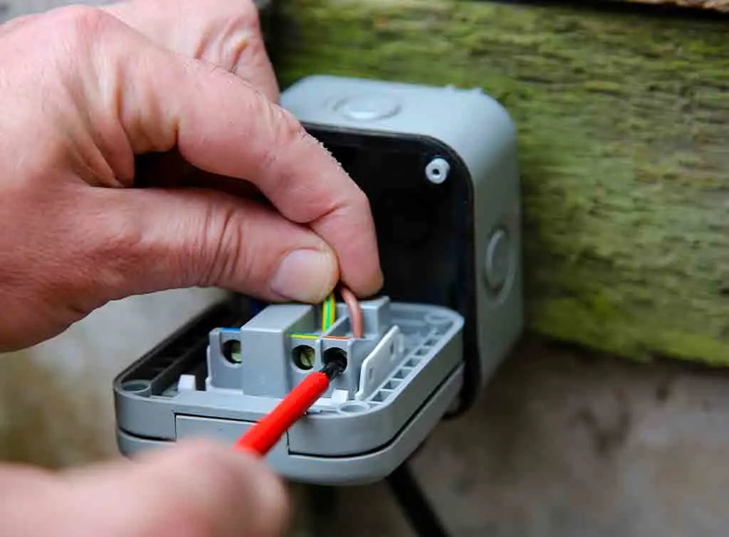 Cost to fit and wire outdoor socket