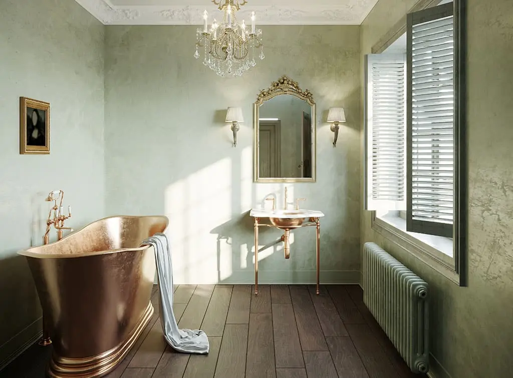Regency-core bathroom concept image