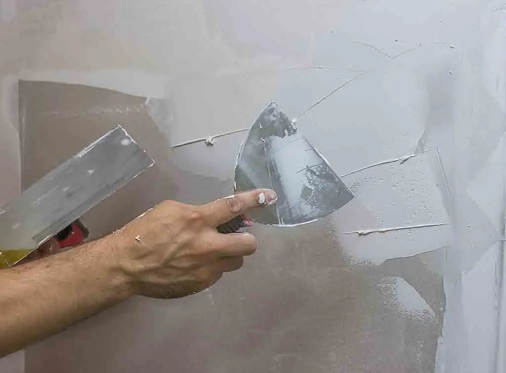 Prep work for fitted wardrobes