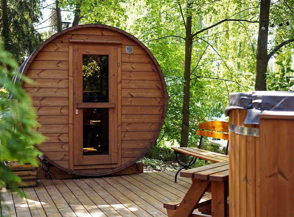 outdoor sauna cost