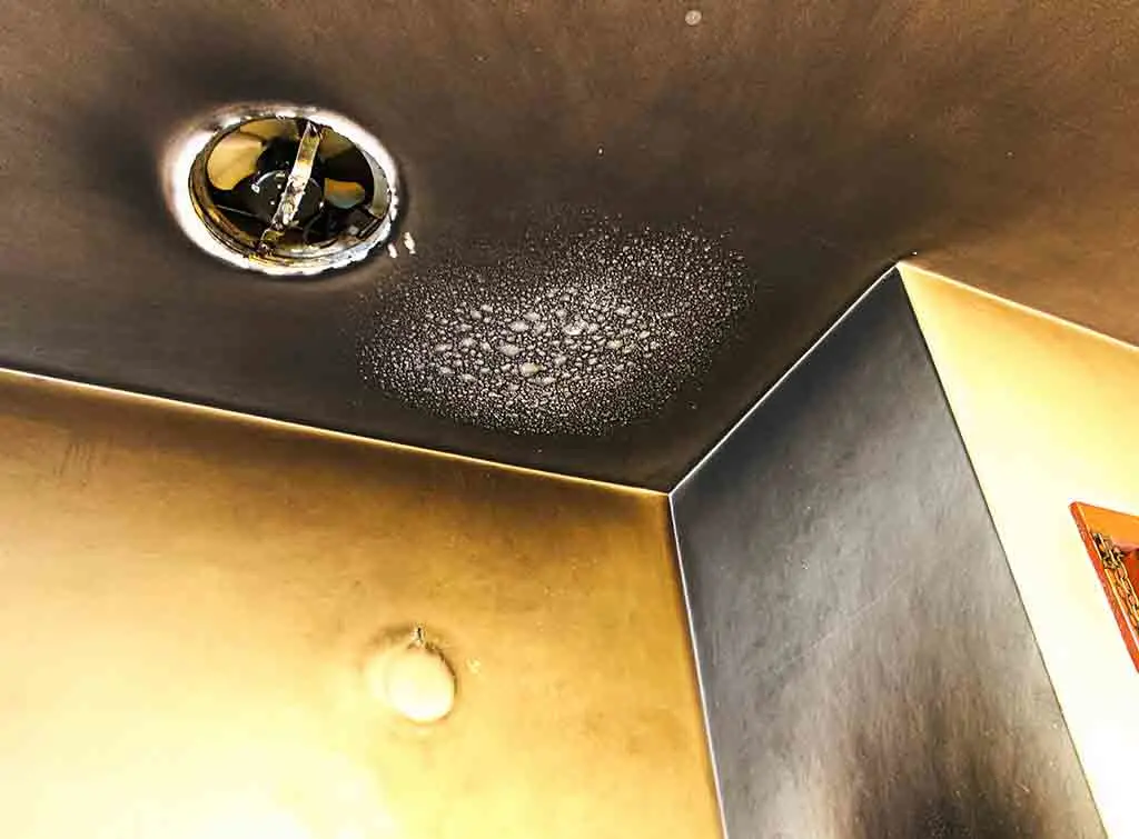 Smoke and fire damaged walls