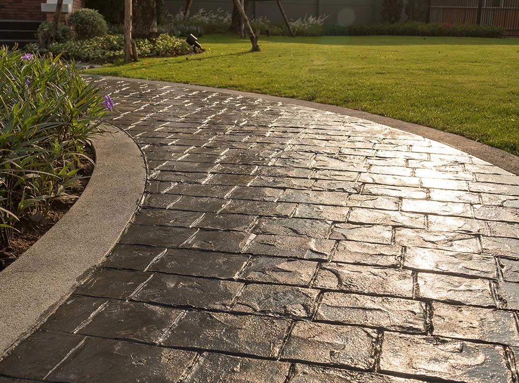 stamped concrete