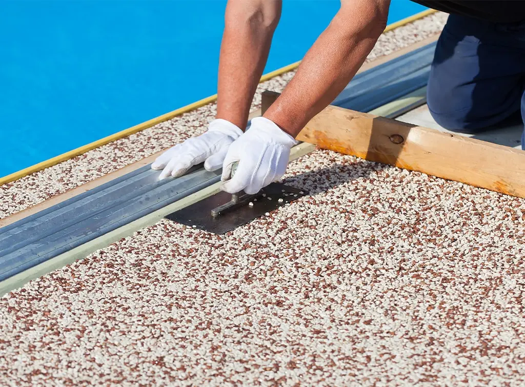 Resin driveway installation