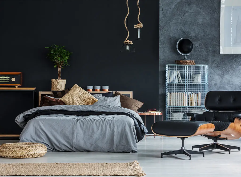 mens bedroom decor