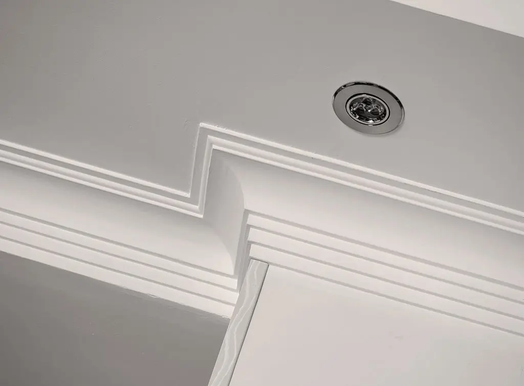 spot light ceiling close up