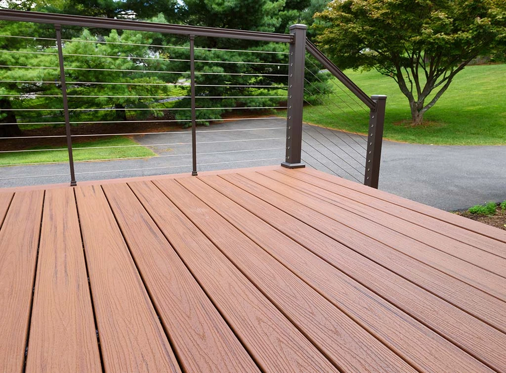 metal handrail for decking
