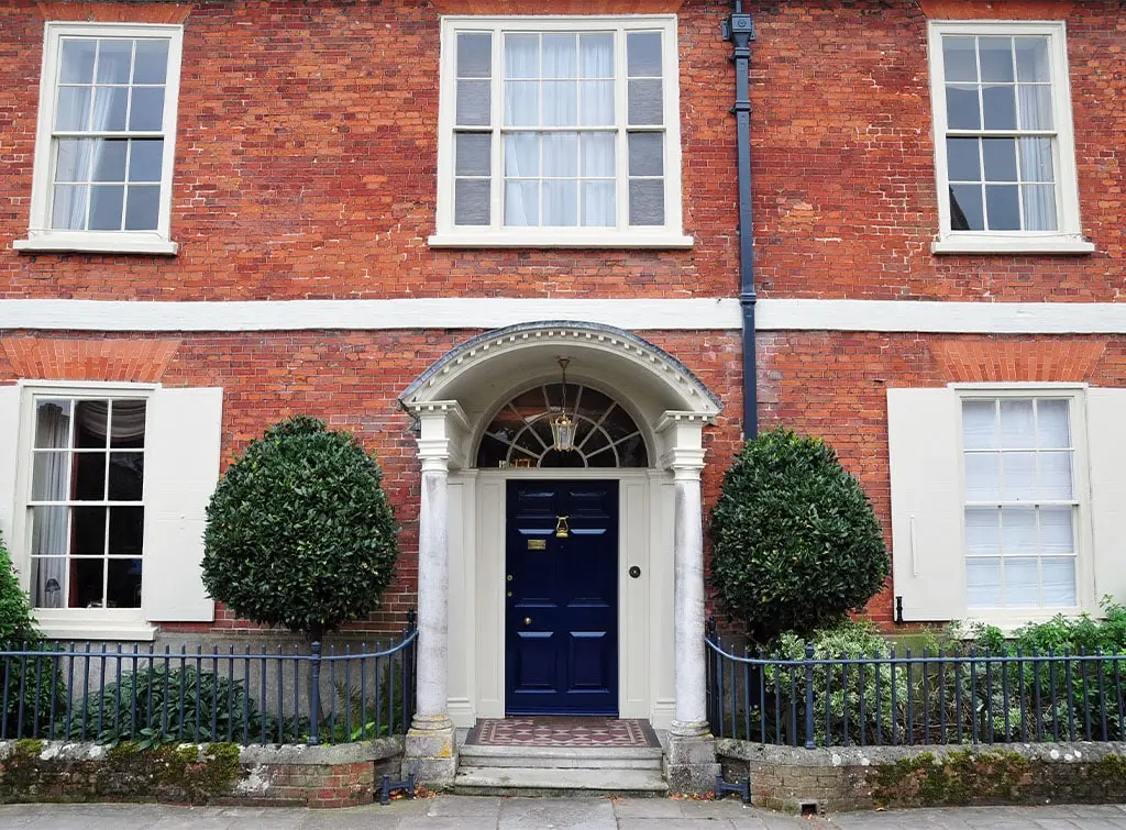 Royal blue front door ideas