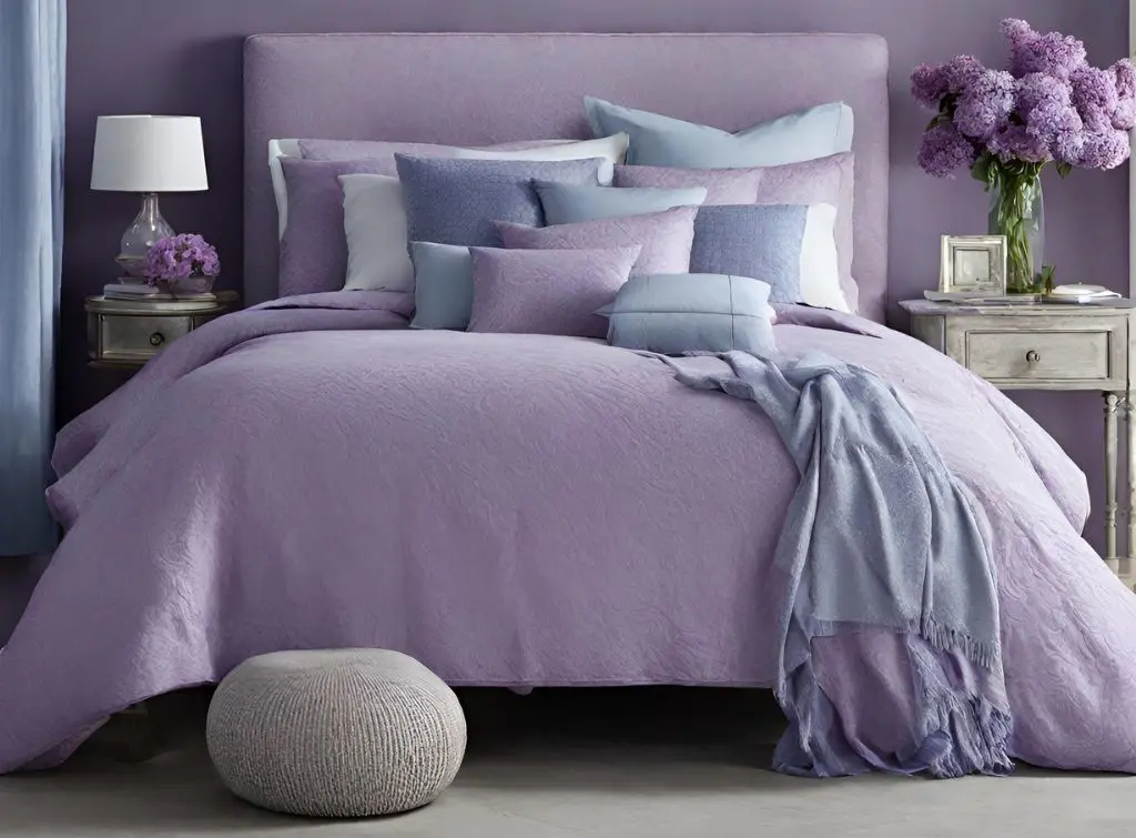 cosy up adult bedrooms with sophisticated purples