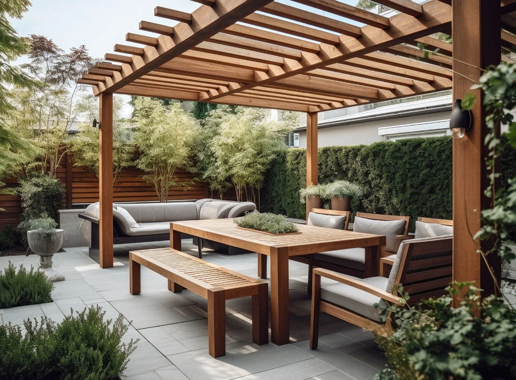 Garden pergola