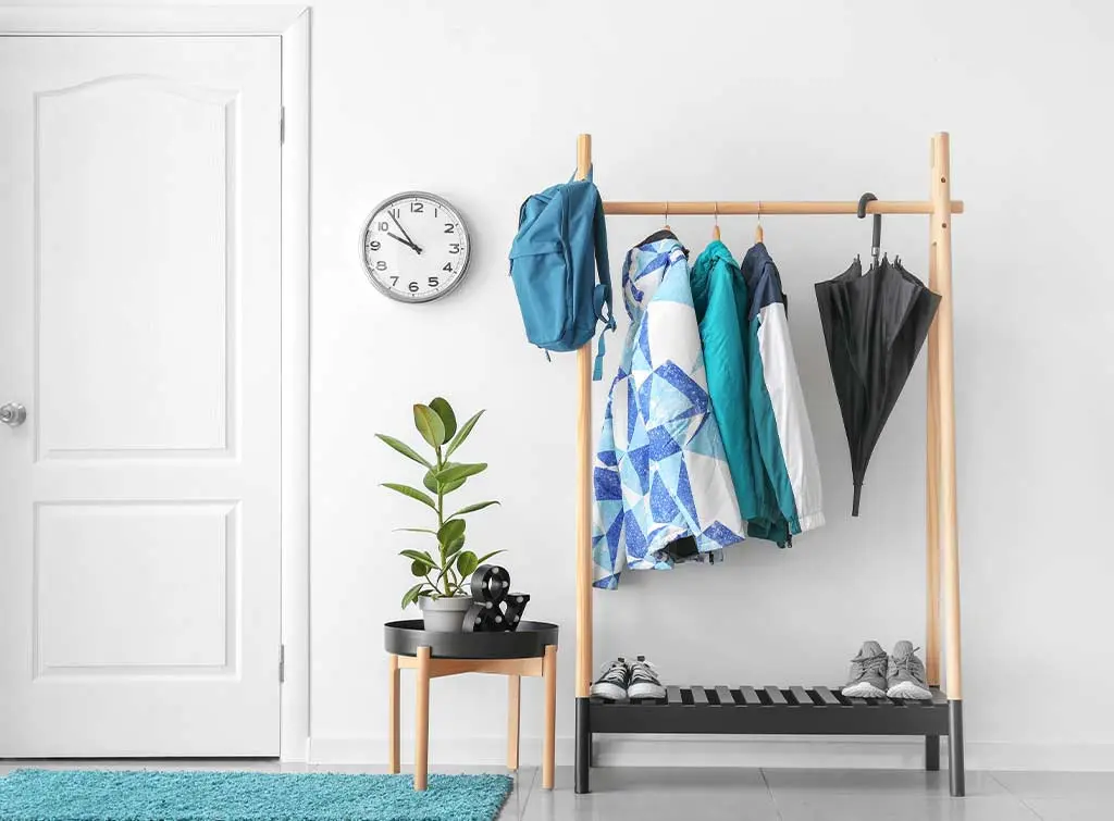 Winter coat storage concept image