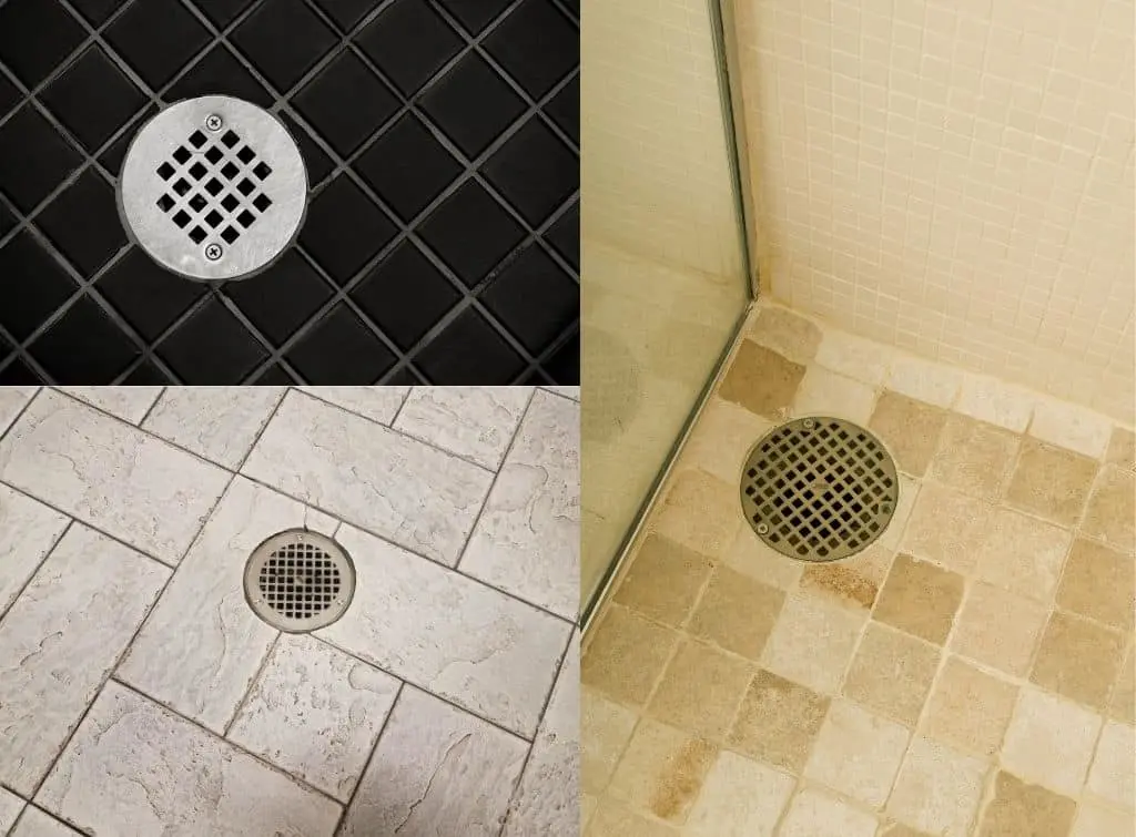 Wet room floor tiles for functional aesthetics