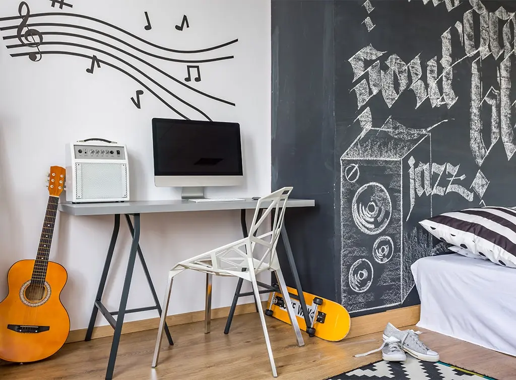 music motifs in a teenager