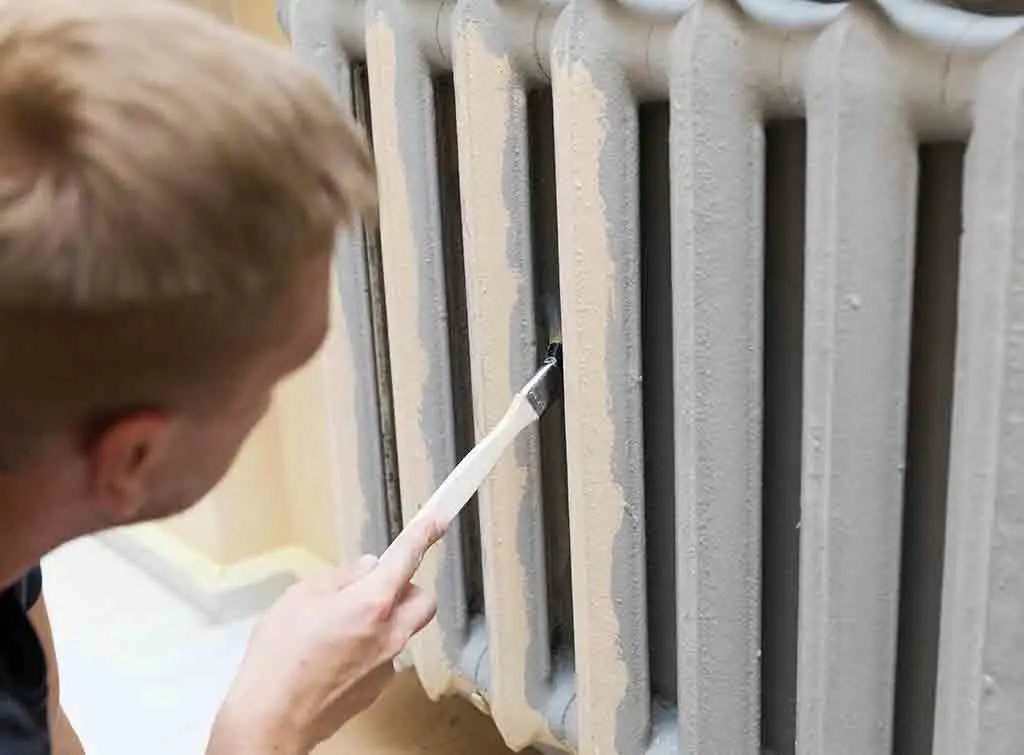 White radiator paint