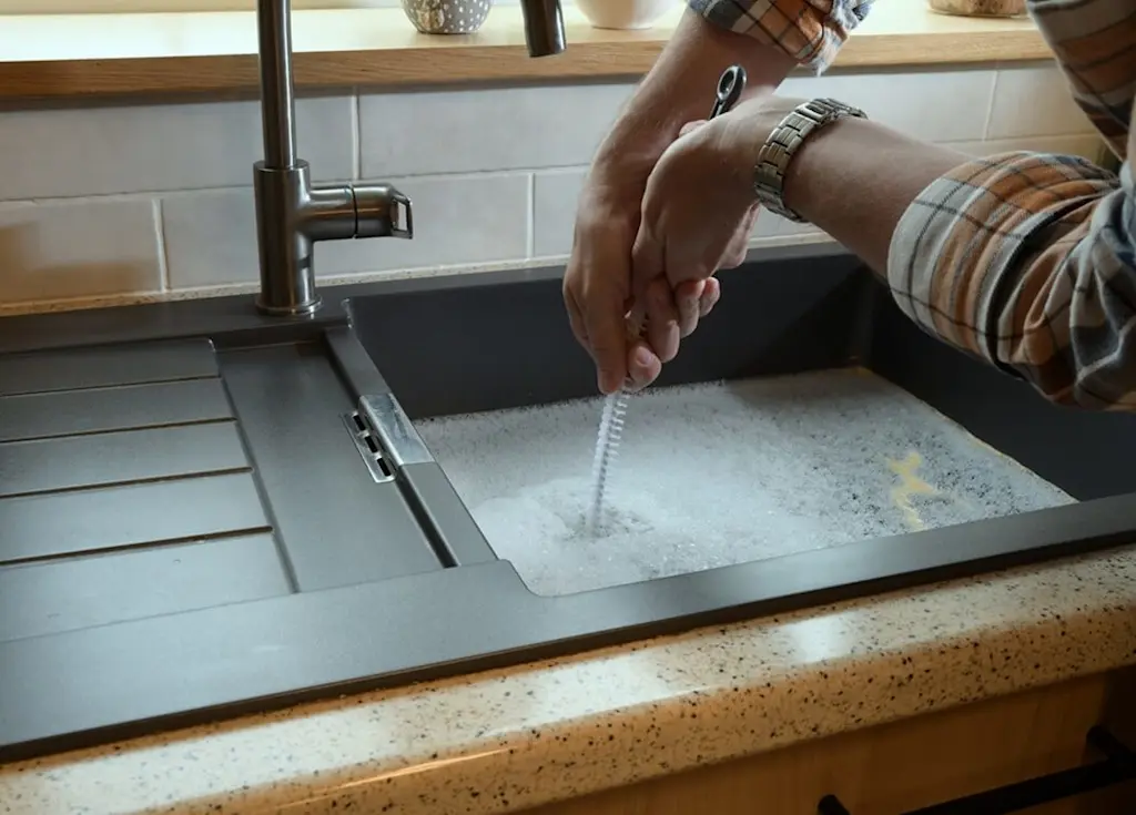 Overflowing sink needs draining