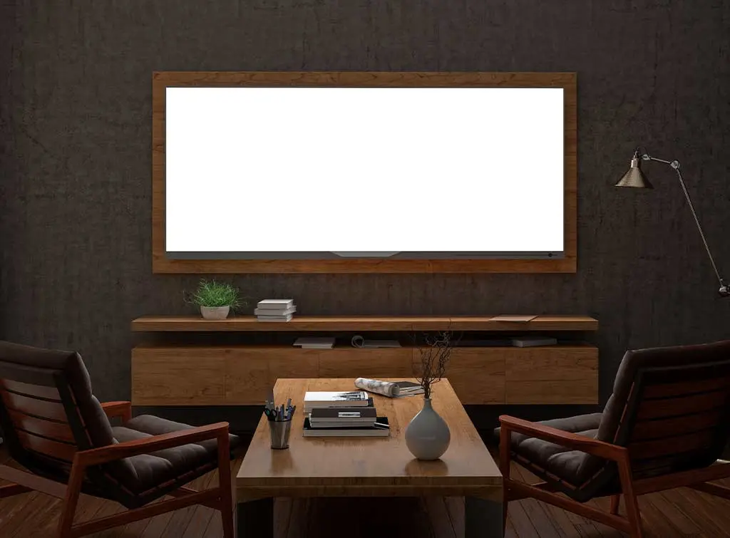 Home cinema room concept image